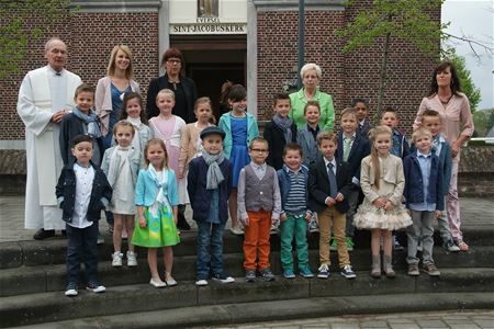 20 communicantjes in Eversel