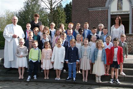 30 communicantjes in Eversel