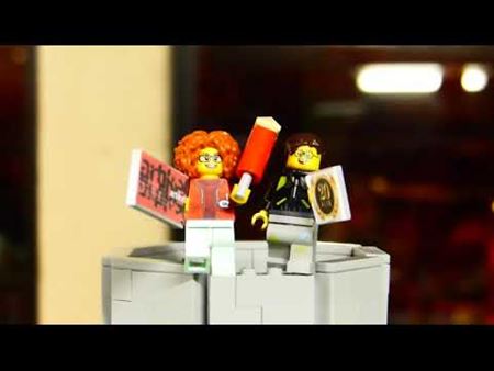 Het jaaroverzicht in Lego