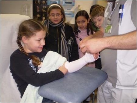 Leerlingen maken kennis met ziekenhuis