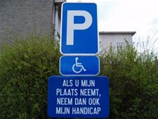 Minder overtreders op voorbehouden parkeerplaatsen
