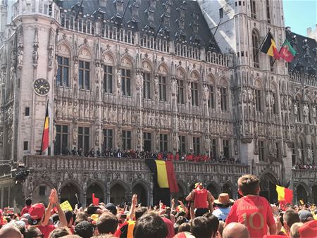 Ook supporters uit Heusden-Zolder in Brussel