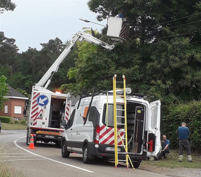 Stroompanne na incident in Eversel