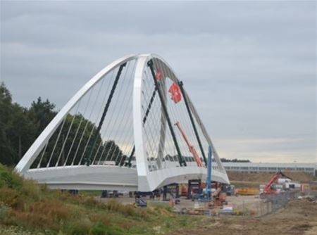 Tijdelijke brug wordt in december geplaatst