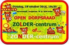 Volgende dinsdag open dorpsraad Zolder-Centrum