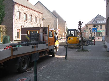 Werken in Dorpsstraat gestart