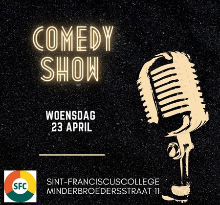 4 comedians treden op in het college