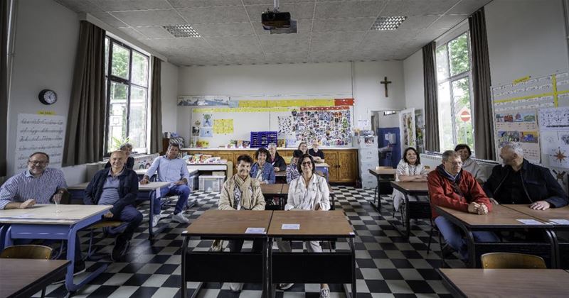 60-jarigen van Bolderberg weer naar school