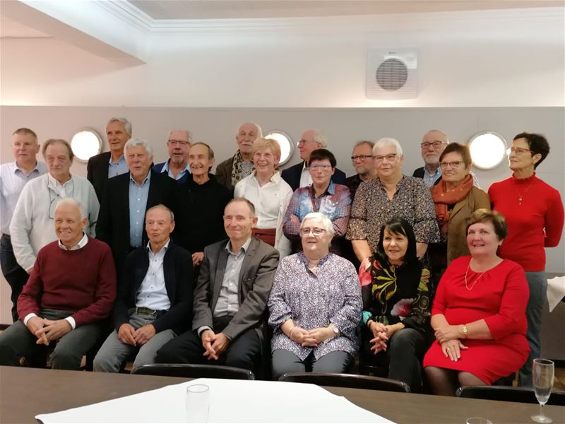 70-jarigen van Heusden-Centrum kwamen samen