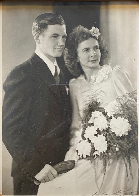 75 jaar geleden trouwden Gerard en Mathilde