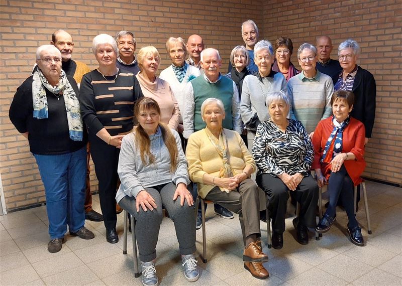 75-jarigen van Eversel kwamen samen