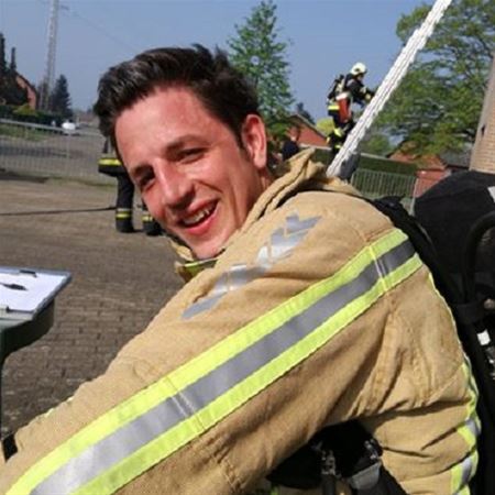 Arno Barzan weer aan de slag als brandweerman