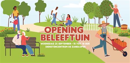 Beleeftuin aan De Zandloper opent morgen met feest