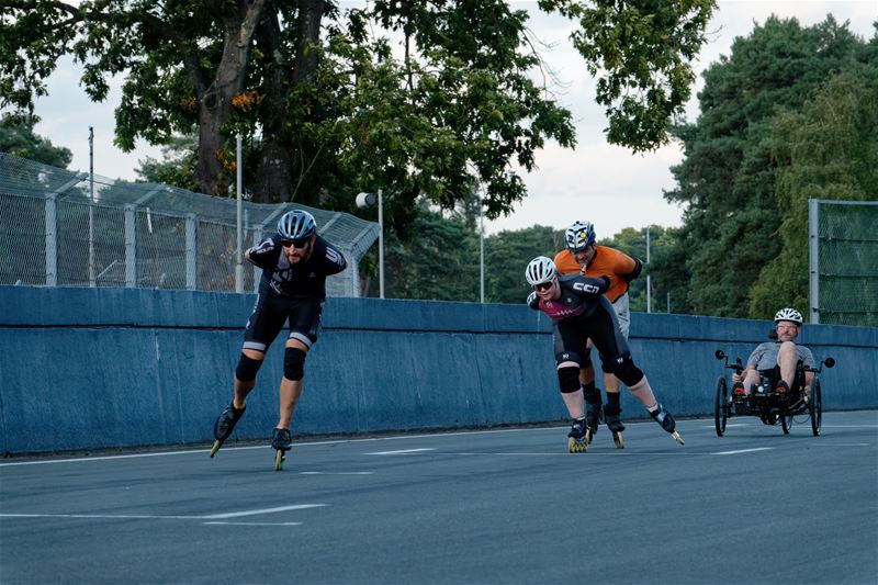 Beuken tegen de wind op laatste Roller Monday