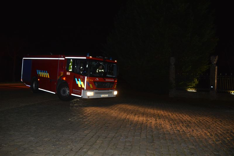 Brandweer massaal naar Vogelsanck voor houtbrand