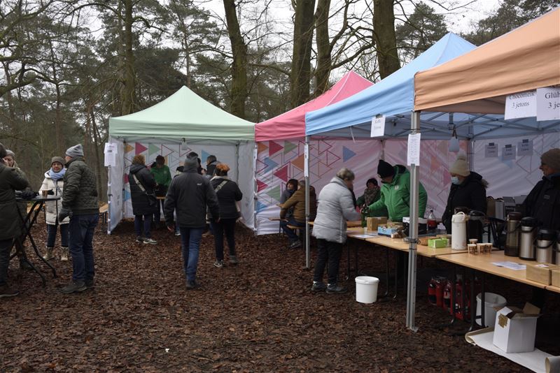 Droge en koude Winterborrelwandeling aan De Kluis