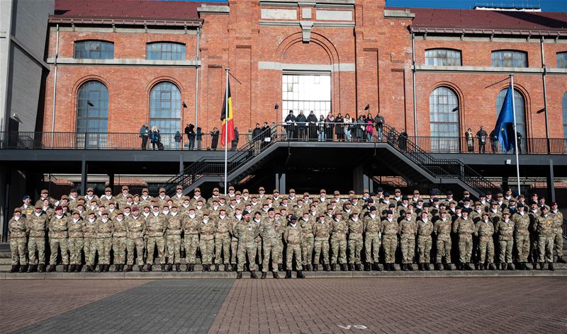 Een nieuwe lichting militairen is afgestudeerd