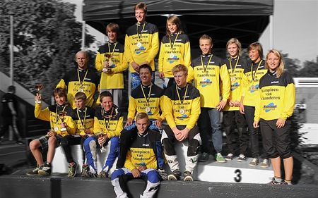 Een resem Vlaamse BMX-kampioenen