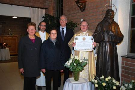 Erkenning voor Gebedsgroep Pater Pio