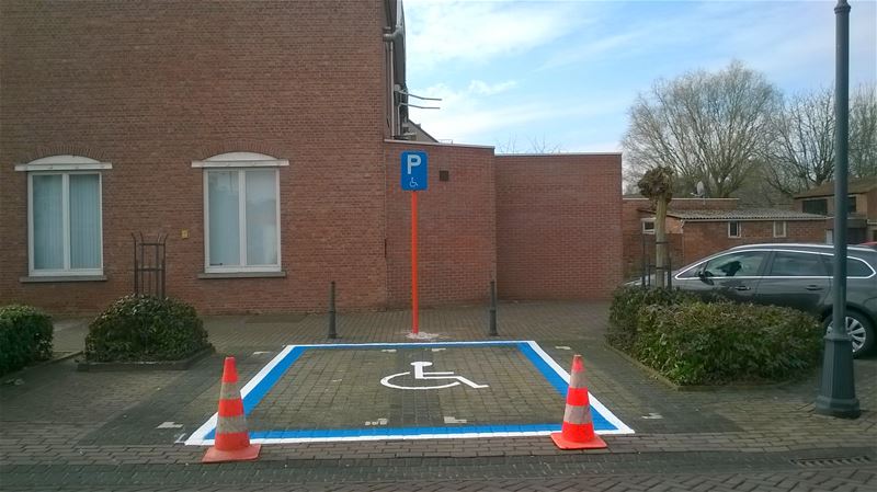 Extra G-parking in Heusden-Centrum