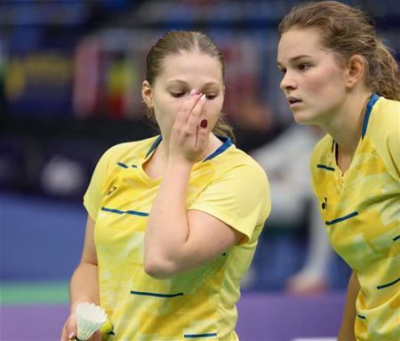 Fae en Lieke naar kwartfinale op EK badminton