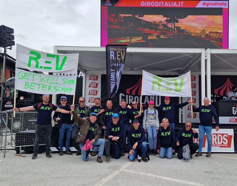 Fanclub Remco Evenepoel toch in de Giro