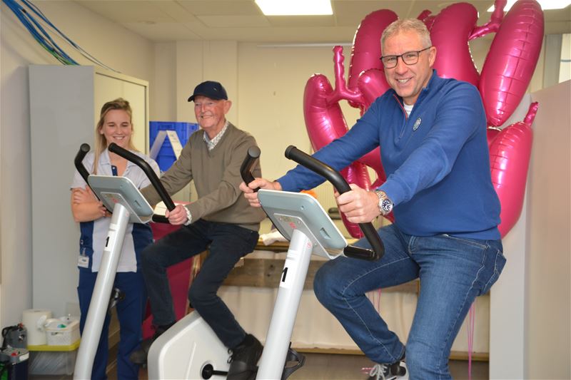 Fietsmarathon tegen longziekte COPD