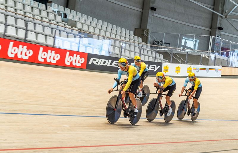 Gezamenlijke training voor de Belgische selectie