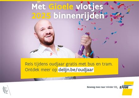 Gratis op stap met De Lijn op oudjaar