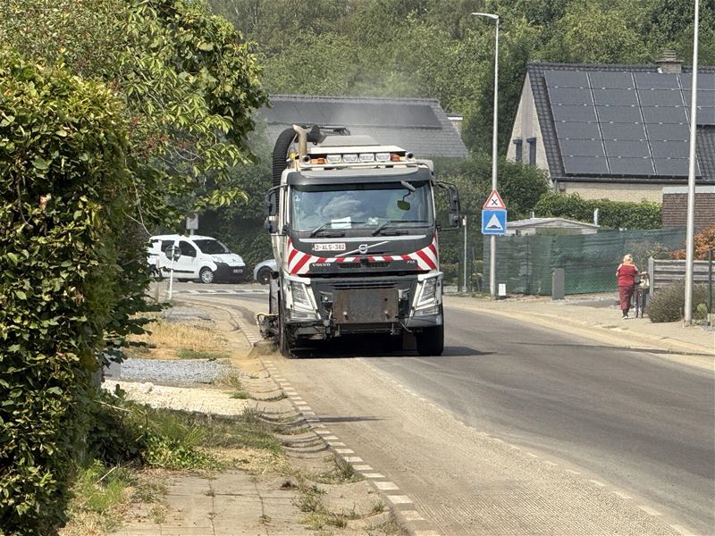 Heel de week werken aan fietspaden in Sluisbamd