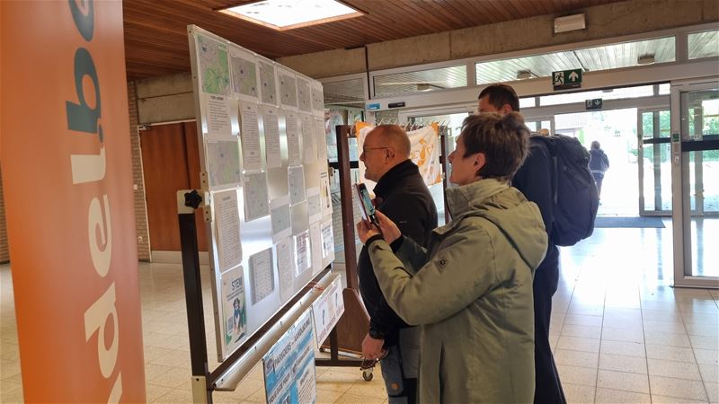 Heel veel wandelaars vertrekken vanuit Sint-Baaf