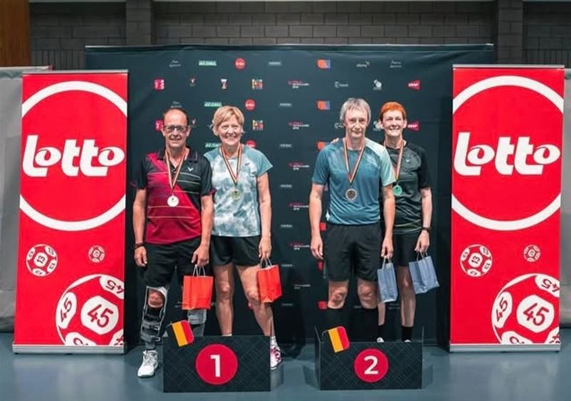 Heusden boven op BK badminton voor senioren
