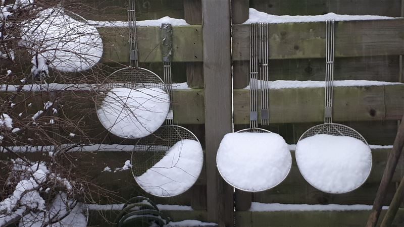 Heusden-Zolder in de sneeuw