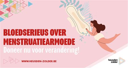 Heusden-Zolder zamelt menstruatieproducten in