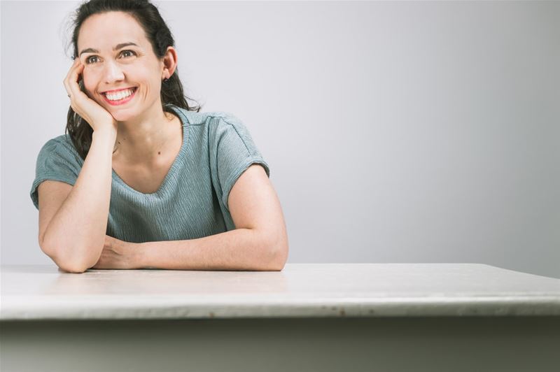 Katrien Baerts zingt voor een thuispubliek