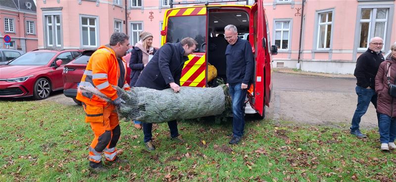 Kerstboom uit Brilon is aangekomen