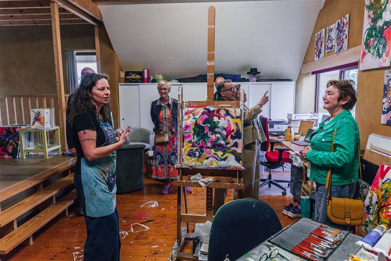 Kijken in de ateliers van Eefje en Quinten