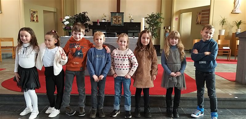 Kinderen in Berkenbos bereiden communie voor