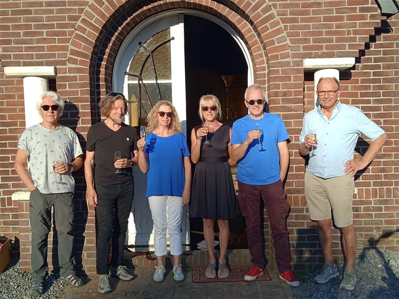 Klaar voor de opening van de Kopse Kunstkapel