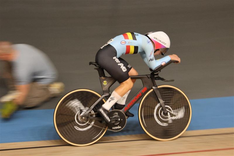 Kopecky verpulvert Belgisch record achtervolging