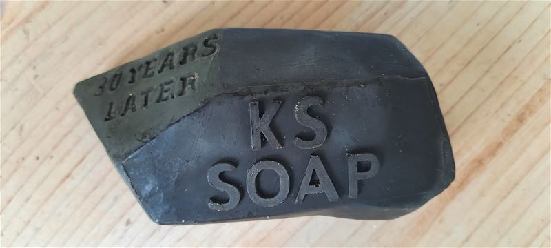 KS-soap is nu ook een echt stuk zeep