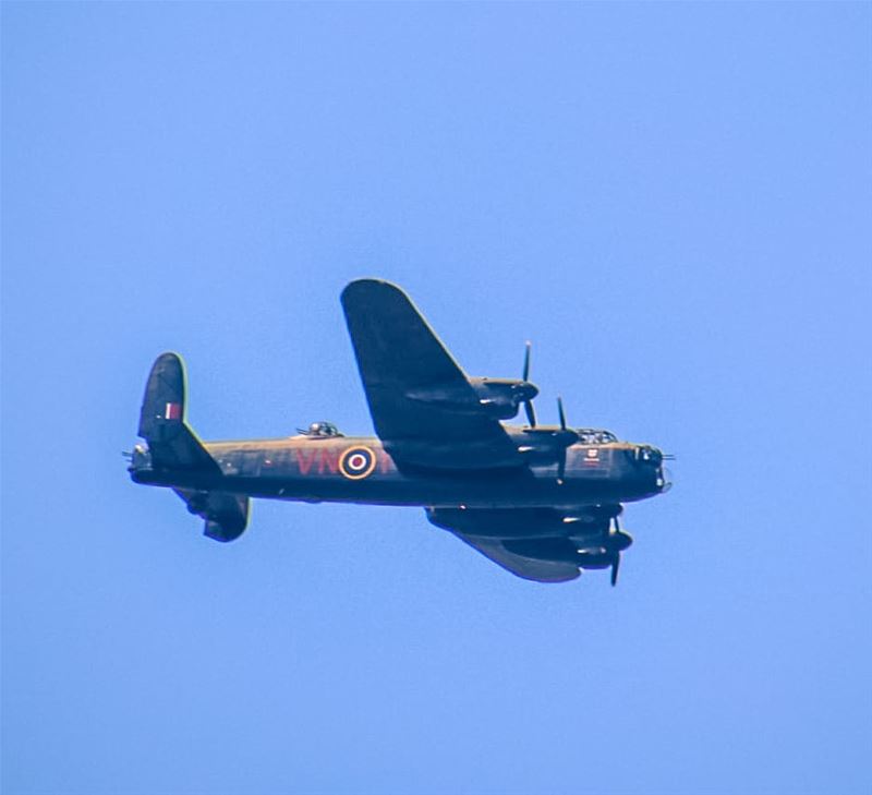 Lancaster vloog over Heusden-Zolder