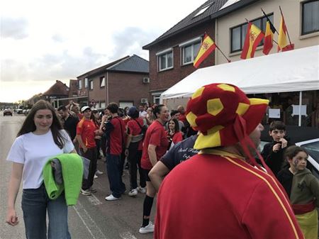 Meeste Spaanse supporters trekken naar Houthalen