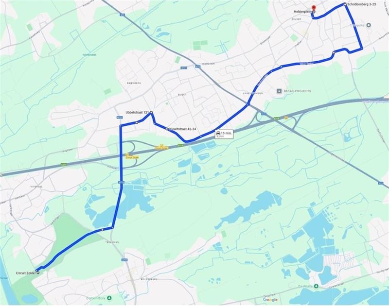 Morgen houdt de Nascar een parade door Zolder