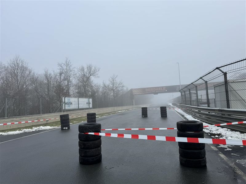 Morgen Wintercup Rallytest op het circuit