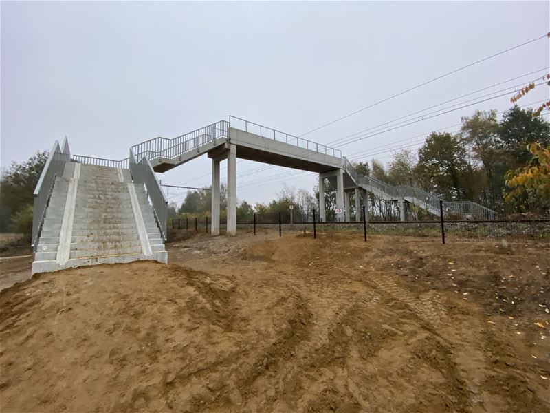 Nieuwe spoorwegbrug Beringerheide is geopend