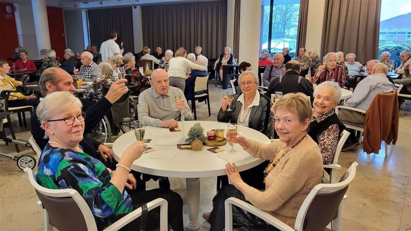 Nieuwjaarsdrink in Hof ter Bloemen