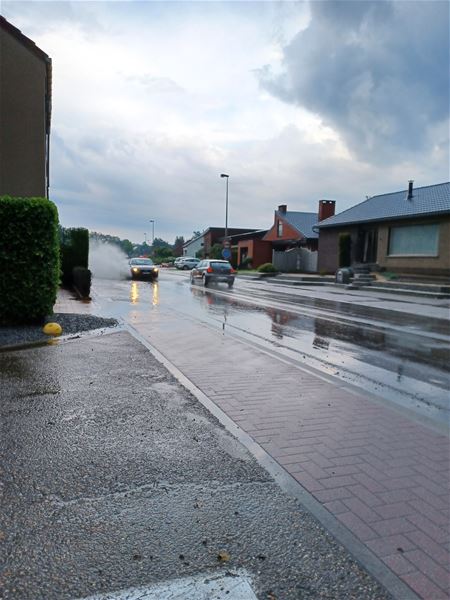 Onweer zorgt voor wateroverlast