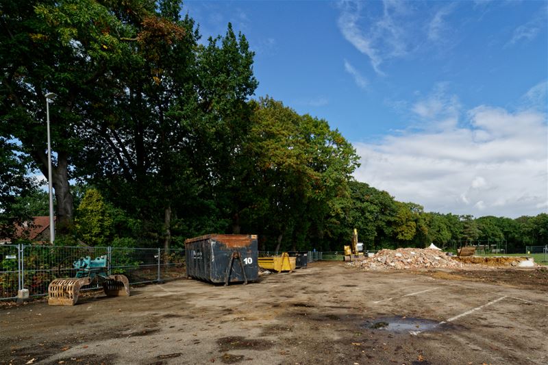 Oude kantine van Bolderberg FC is gesloopt