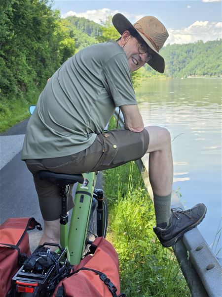 Paul Coolen begint aan fietstocht van 1800 km